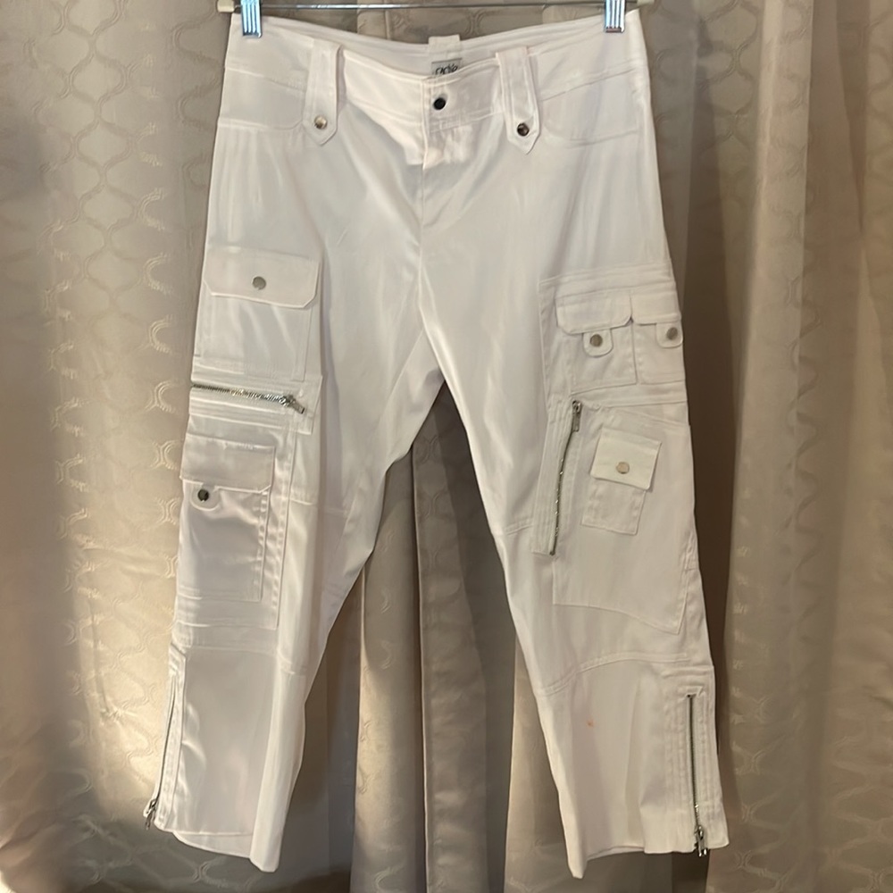 White Cache Blazer Cargo Pants Set - image 2